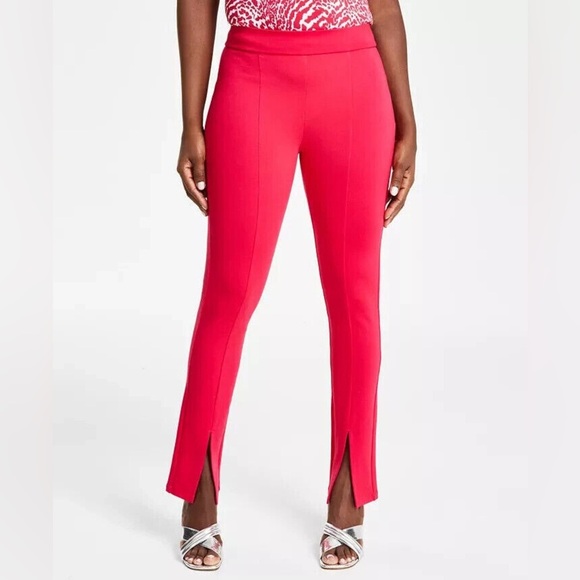 MICHAEL KORS SPLIT HEM FITTED TROUSER PANTS - Picture 2 of 6